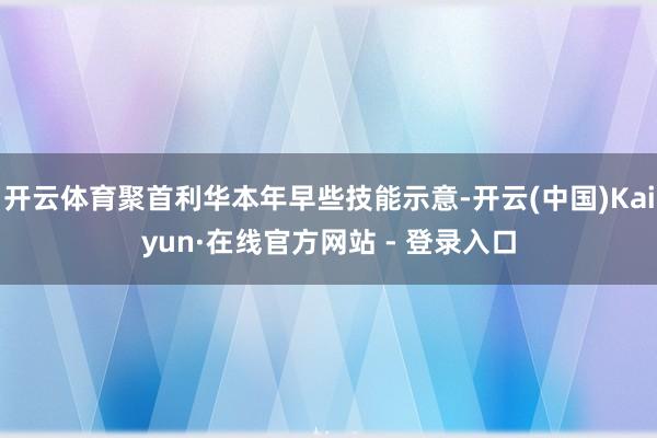 开云体育聚首利华本年早些技能示意-开云(中国)Kaiyun·在线官方网站 - 登录入口