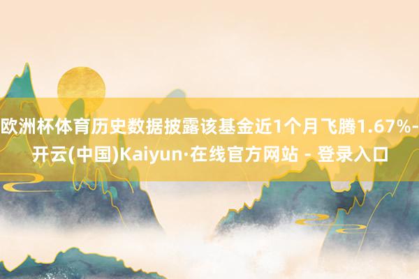 欧洲杯体育历史数据披露该基金近1个月飞腾1.67%-开云(中国)Kaiyun·在线官方网站 - 登录入口