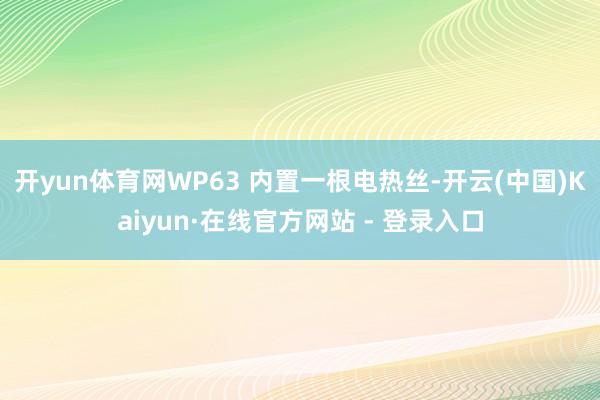 开yun体育网WP63 内置一根电热丝-开云(中国)Kaiyun·在线官方网站 - 登录入口