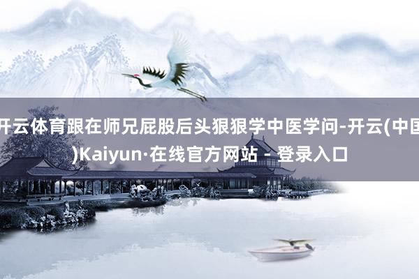 开云体育跟在师兄屁股后头狠狠学中医学问-开云(中国)Kaiyun·在线官方网站 - 登录入口